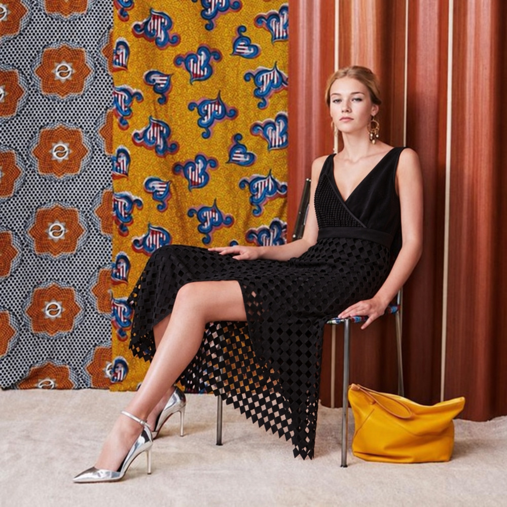 NEW Diane von Furstenberg Asymmetric Side Slit Gown $598, Size 6
